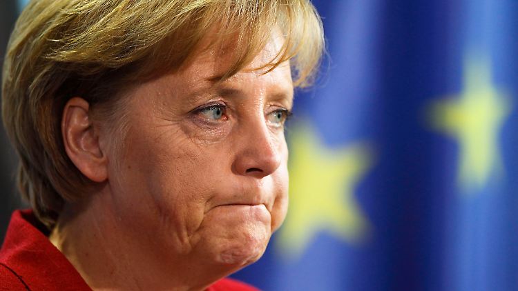 CDU-Chefin Merkel muss einen Tiefstand in den Umfragwerten verkraften.