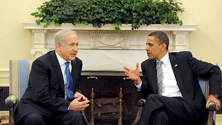 Obama (r) und Netanjahu liegen in ihren politischen Vorstellungen weit auseinander (Archivbild vom 18.05.2010).