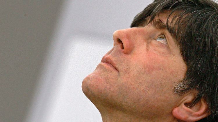 Das ist nicht lustig: Bundestrainer Joachim Löw.
