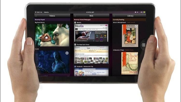 Das Quanta Redvale ist vermutlich der erste Tablet-Rechner, auf dem das Betriebssystem MeeGo läuft.