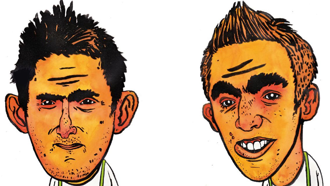Zwei, auf die es ankommt: Miroslav Klose und Philipp Lahm, hier als Klebebildchen im Tschutti-Heftli aus der Schweiz.