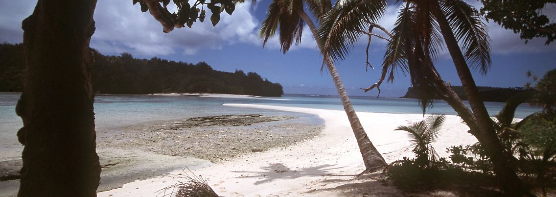Die Insel Vava?u im Südpazifik.