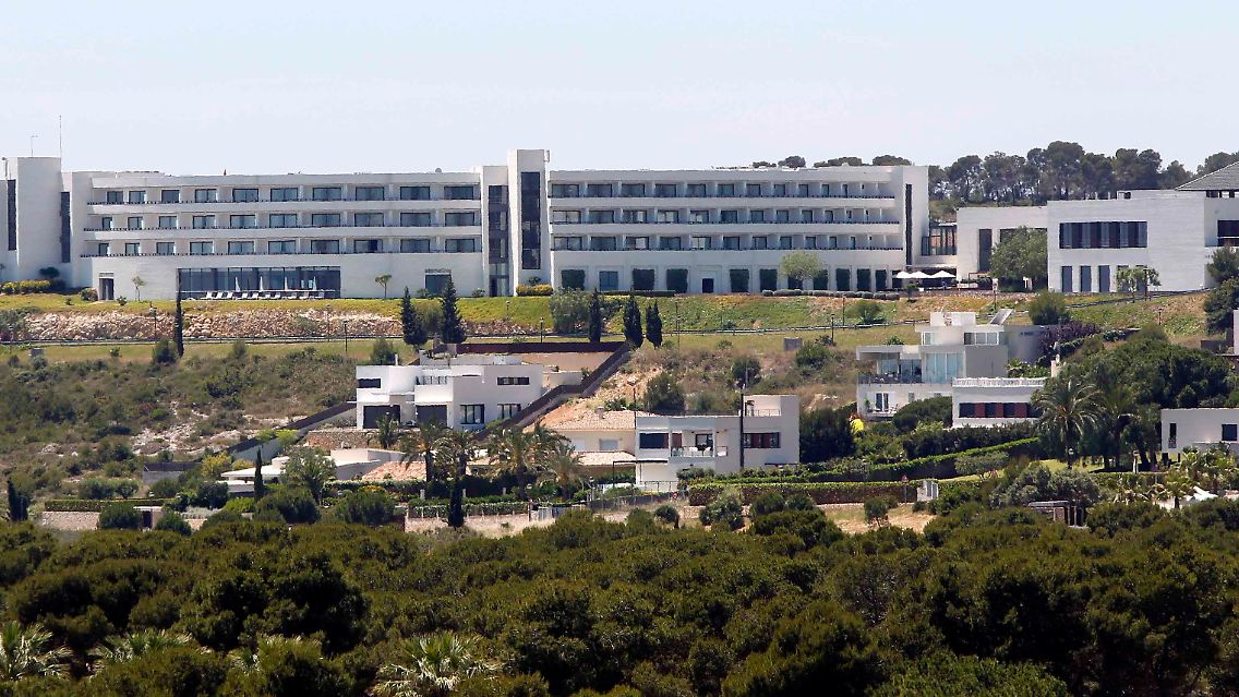 Das Hotel in Sitges.