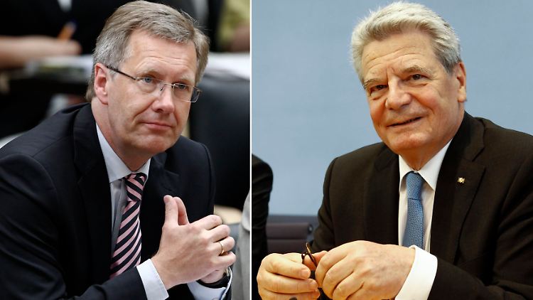 Zwei Kandidaten für ein Amt: Wulff (l) und Gauck.