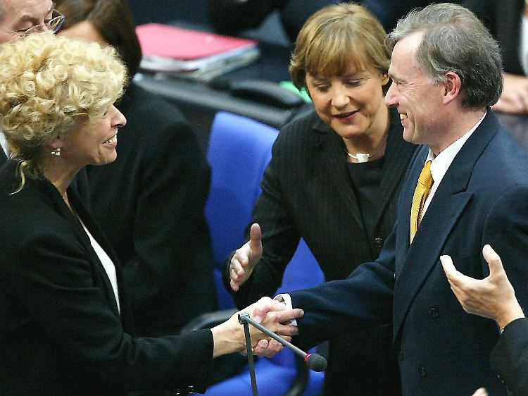2004 und 2008 tritt Gesine Schwan für SPD/Grüne gegen Köhler an und verliert.