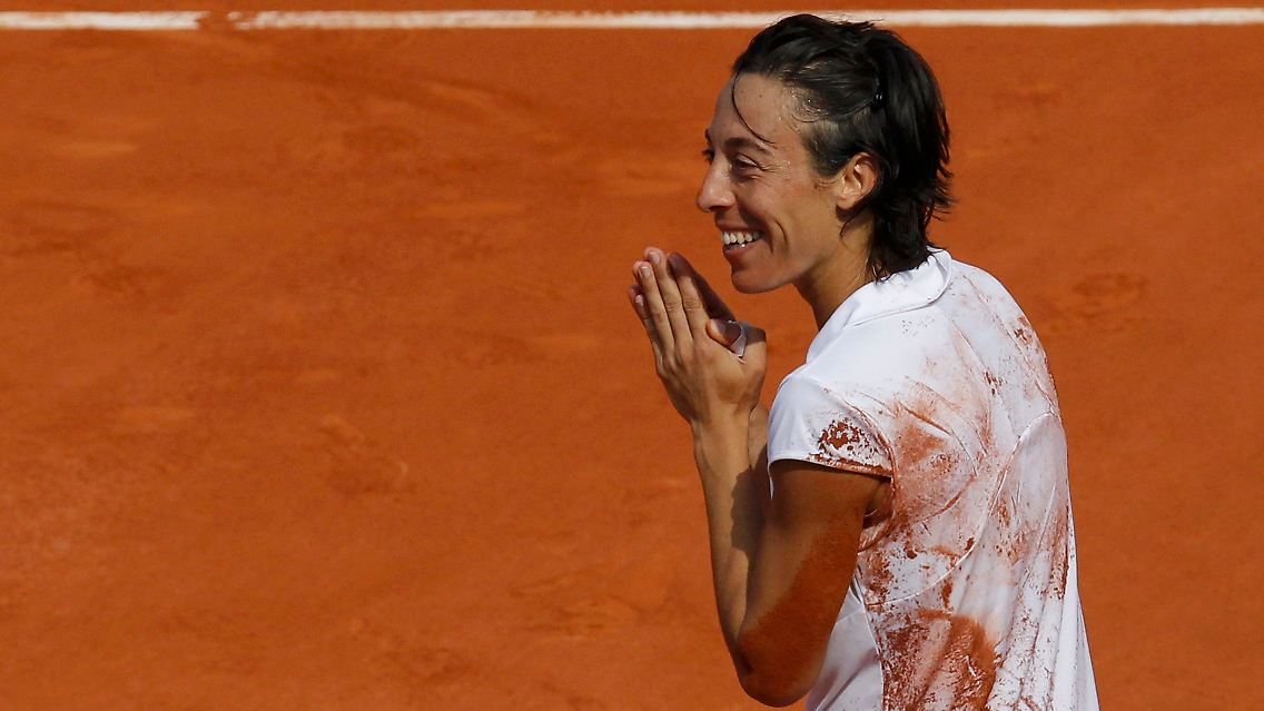 Zielstrebig, effektiv, erfolgreich: Francesca Schiavone.