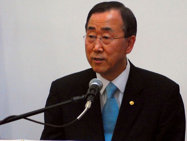 UN-Generalsekretär Ban Ki Moon will zwischen den Parteien vermitteln.