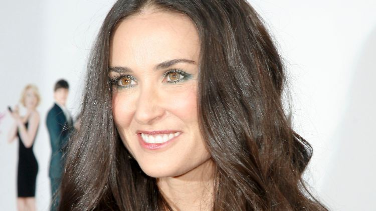 Sieht aus wie eine natürliche Schönheit: Demi Moore. 
