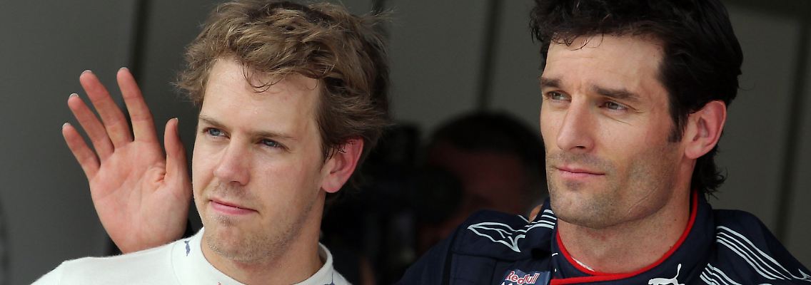 Freunde fürs Leben: Sebastian Vettel und Mark Webber.