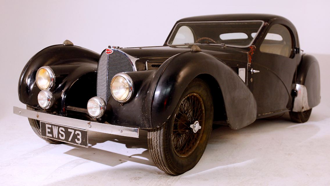 Steht Modell für Crooks Nachbau: der Bugatti 57S.