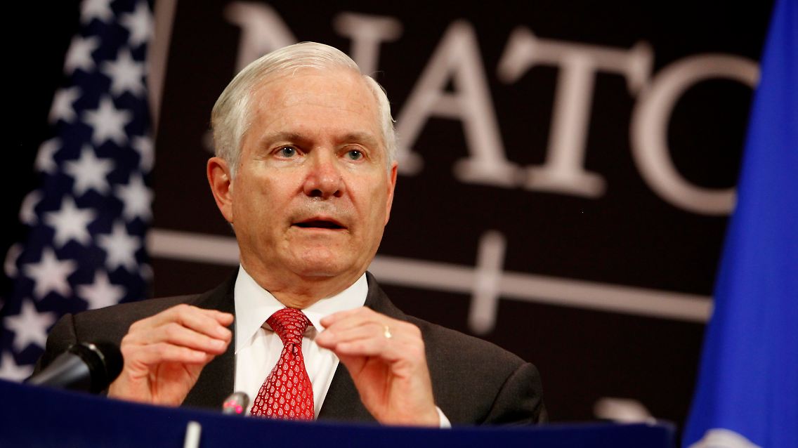 Robert Gates in Brüssel.
