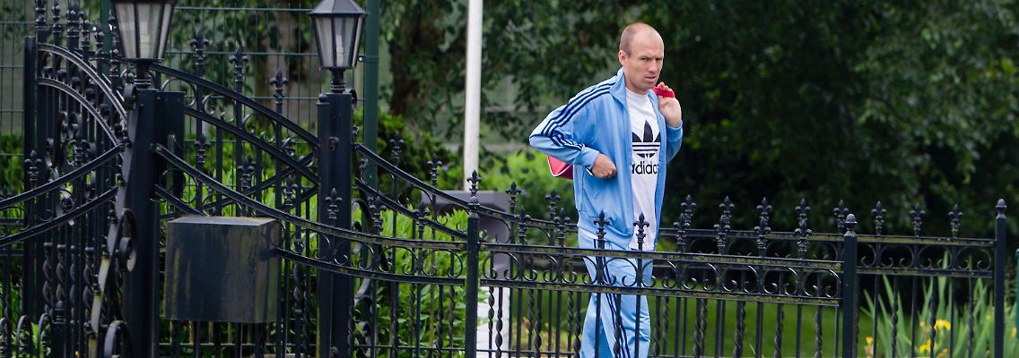 Robben hat zwar "enormen Trainingsrückstand", fühlt sich aber fit.