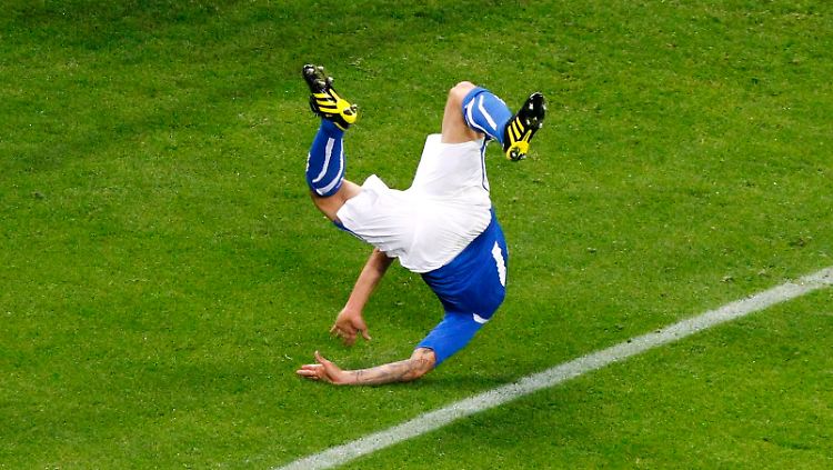 Viele italienische Angriffsbemühungen endeten wie diese von Simone Pepe.