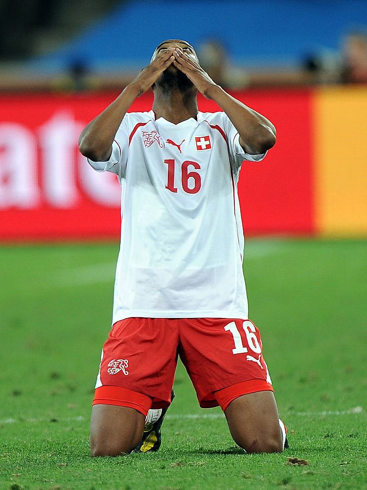 Gelson Fernandes nutzte die zweite Schweizer Chance des Spiels zum Siegtreffer.