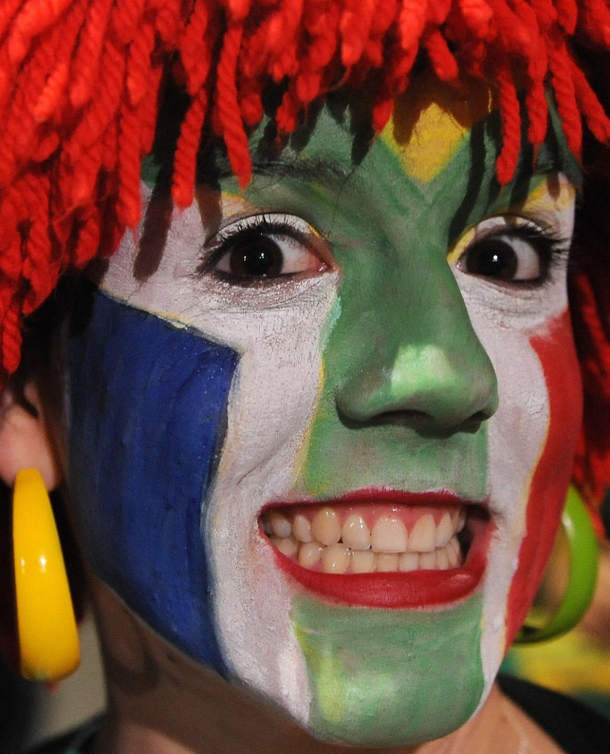Die WM-Euphorie von Gastgeber Südafrika ...