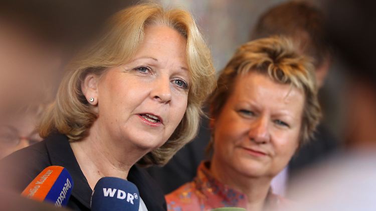 Sie wollen es wissen: SPD-Chefin Kraft und Grünen-Fraktionschefin Löhrmann wagen den Versuch einer Minderheitsregierung.