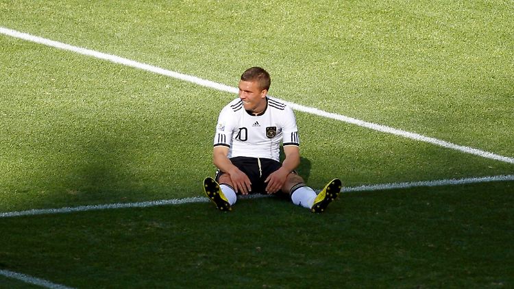 Spielt gut, verschießt aber einen Handelfmeter: Lukas Podolski.