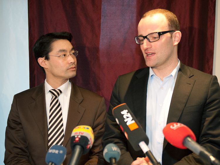Selten einträchtig: Philipp Rösler und Jens Spahn.