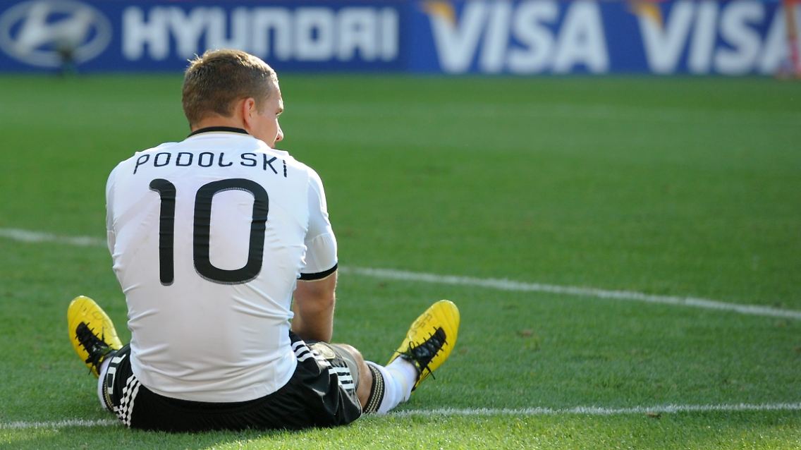 Ohne Fortune: Lukas Podolski.