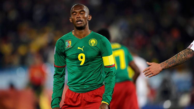 Ein trauriger Superstar: Samuel Eto'o.