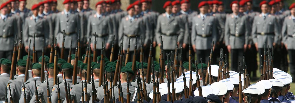 Feierliches Gelöbnis bei der Bundeswehr.