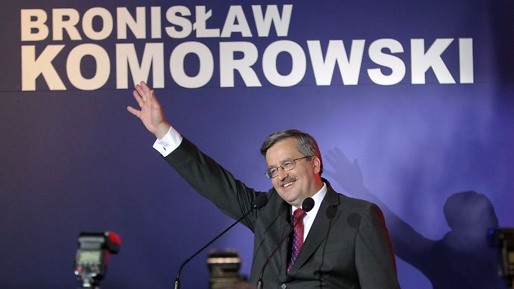 Wahlsieg ohne Wirkung: Komorowski muss in einer Stichwahl offenbar noch einmal kandidieren.