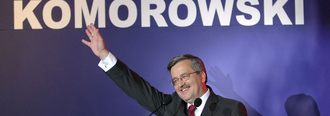 Wahlsieg ohne Wirkung: Komorowski muss in einer Stichwahl offenbar noch einmal kandidieren.