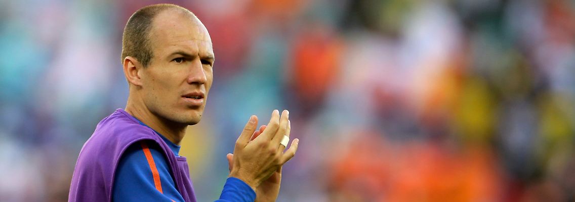 Zumindest trainiert er wieder: Arjen Robben.