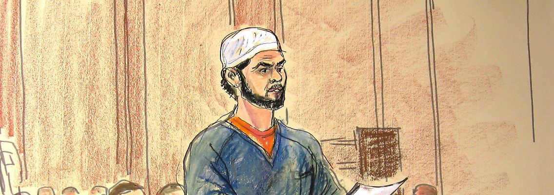 Faisal Shahzad vor dem Bezirksgericht in Manhattan.