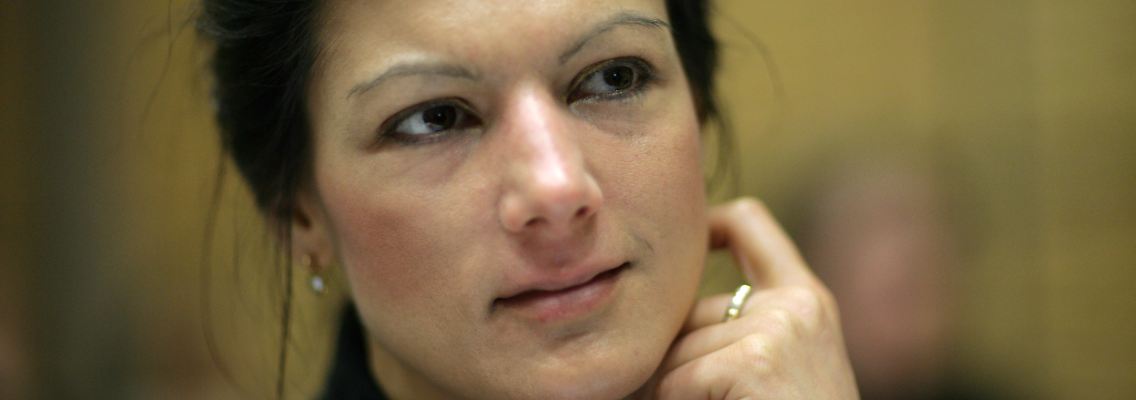 Sahra Wagenknecht stellt sich gegen einige Parteikollegen.
