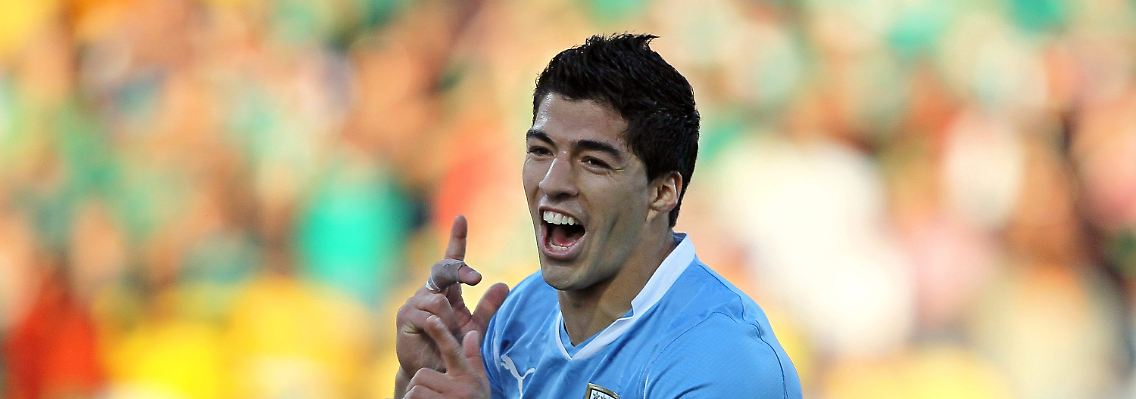 Der Torschütze zum 1:0: Luis Suarez.