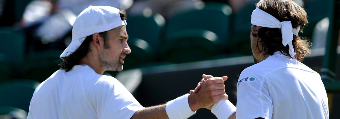 Und tschüss: Nicolas Kiefer verlor sein erstes Spiel in London gegen David Ferrer aus Spanien.