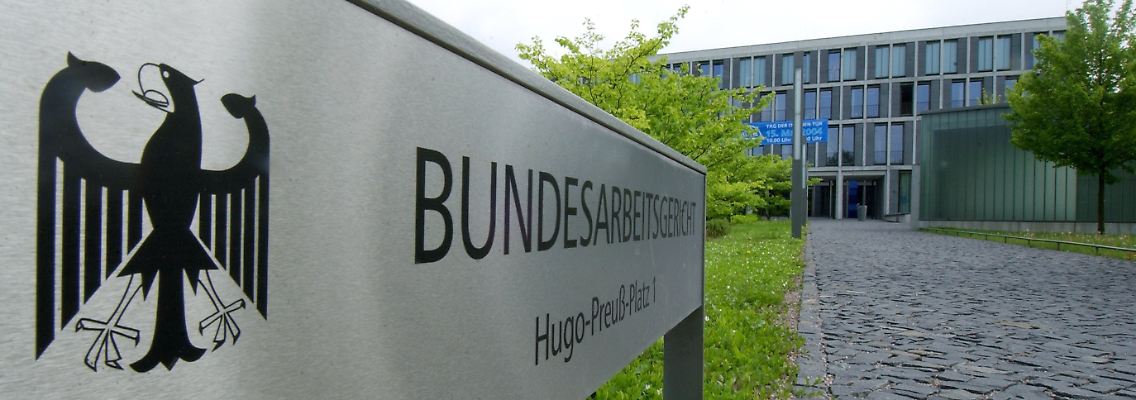 Das Gebäude des Bundesarbeitsgerichts (BAG) in Erfurt.