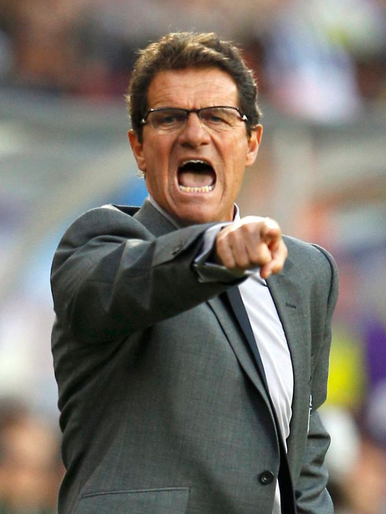 Ein wütender Nationaltrainer: Fabio Capello.