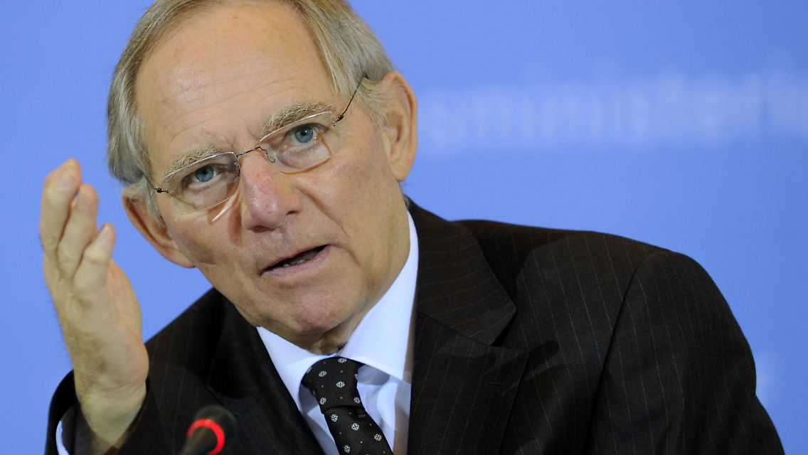 Schäuble muss zurzeit viel Phantasie zeigen.