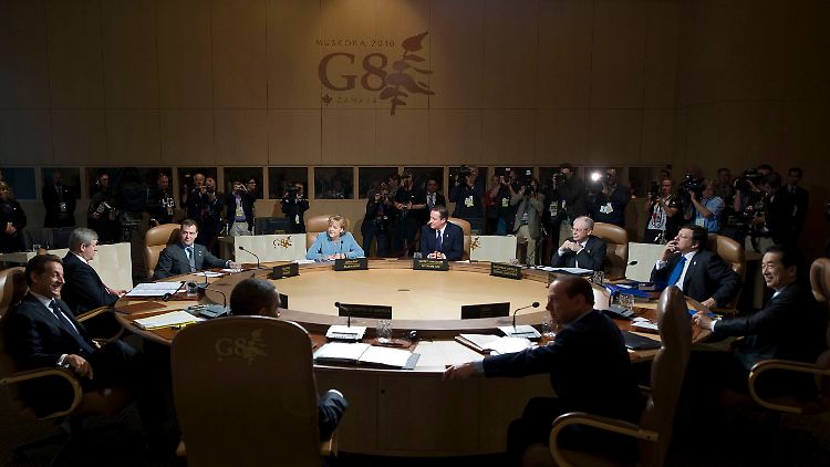 Die Teilnehmer des G8-Gipfels versuchen, offenen Streit zu vermeiden.