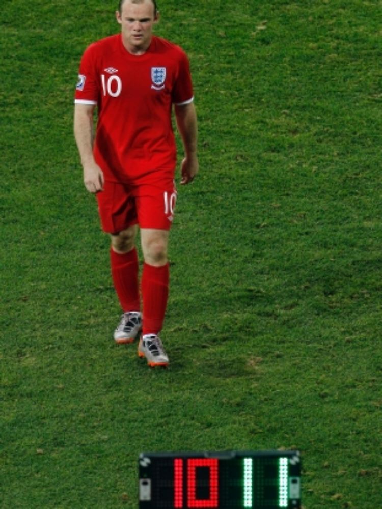 ... im Spiel bislang wirkungslos: Wayne Rooney.