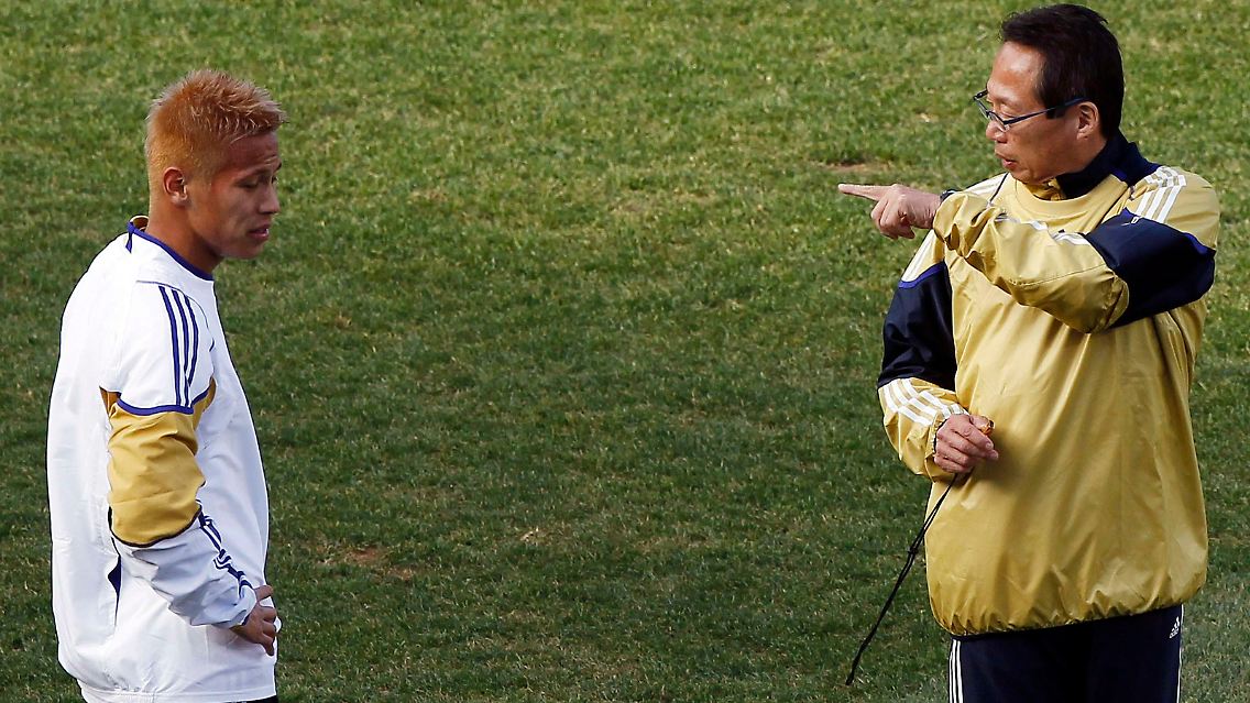 Japans Hoffnungen liegen vor allem auf dem da: Keisuke Honda.