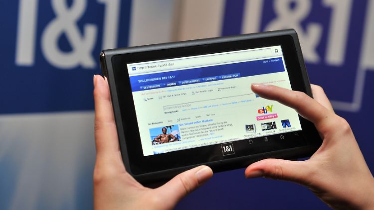 Das Schnarch-Pad von NEC: 1&1 will sich einen neuen Lieferanten suchen.