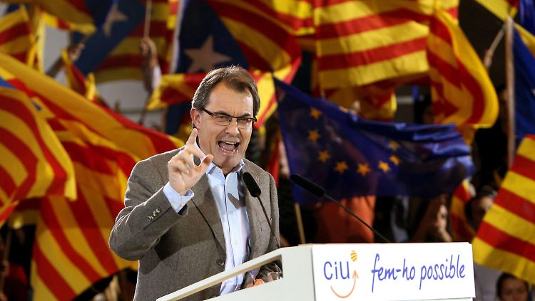 Ministerpräsident Mas hält offenbar an seinen Plänen zu einem Referendum fest.