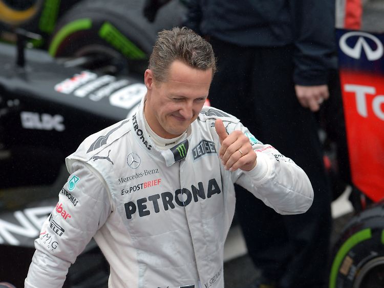 Michael Schumacher war bemüht, sich nicht anmerken zu lassen, wie sehr ihn sein zweiter Formel-1-Rücktritt bemerkte. Das glückte nicht ganz.