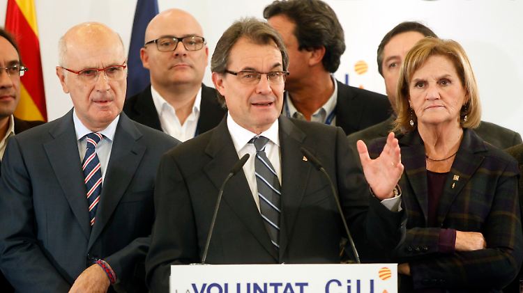 Kataloniens Ministerpräsident Artur Mas will mit den Linksrepublikanern der Partei ERC koalieren.