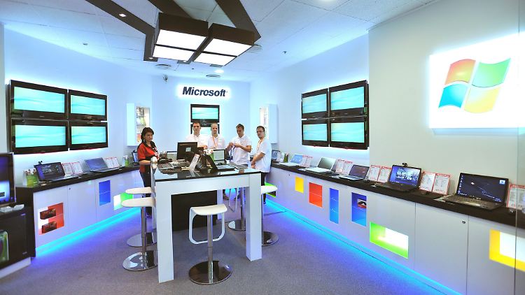Microsoft-Store in Budapest.