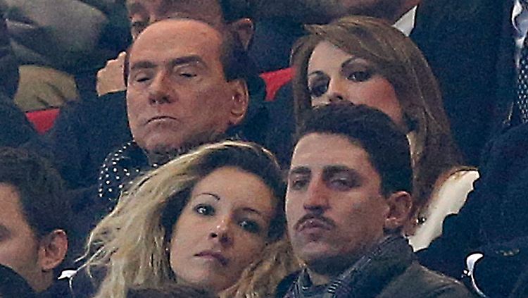 Berlusconi am vergangenen Sonntag beim Fußballspiel Juventus Turin gegen den AC Milan.
