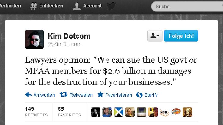 Will zurückschlagen: Kim Schmitz.