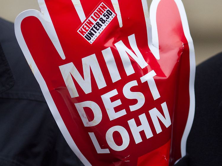 Mit der Forderung nach dem Mindestlohn wollen die Linken beim Wähler punkten.