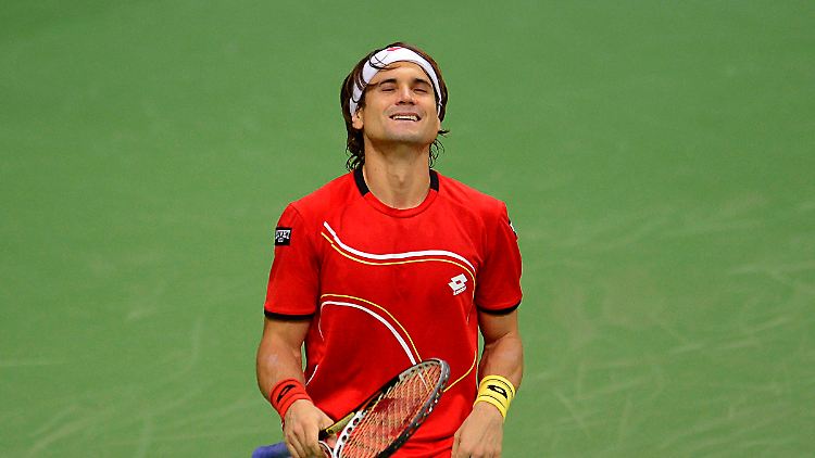 Tennis-Star David Ferrer ist erleichtert: Entscheidend dafür ist aber nicht die Mimik, sondern die Körpersprache.