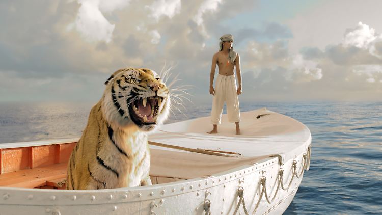 "Life of Pi" von Ang Lee erzählt die Geschichte eines jungen Inders, der nach einem Schiffbruch in einem Rettungsboot landet - zusammen mit einem Tiger.