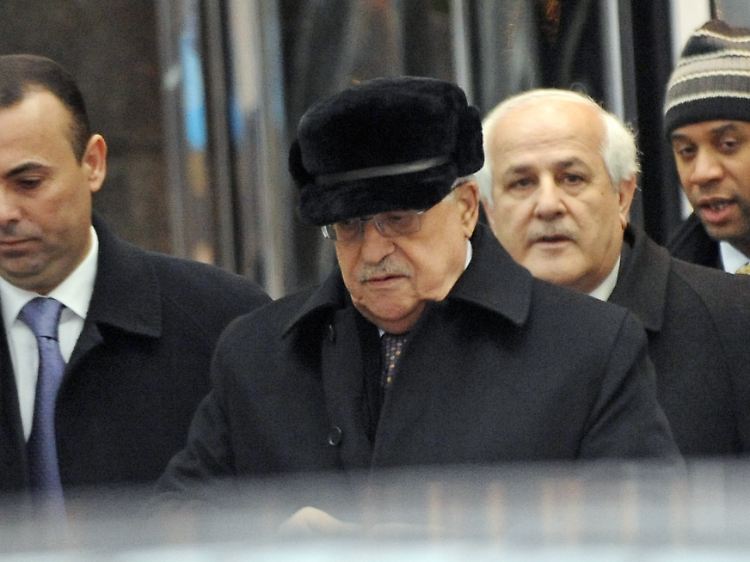 Abbas, hier noch in New York, wird gefeiert - zurzeit jedenfalls.
