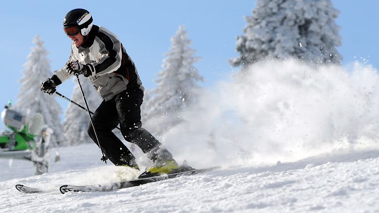 Skifreuden auf dem Feldberg